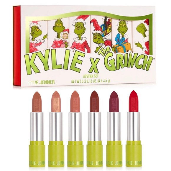 kylie grinch lipstick set